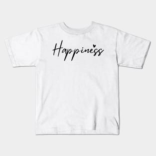 Choose Happiness, Choose Joy, Choose Love, See the Rainbow. Motivational and Inspirational Quote. Kids T-Shirt